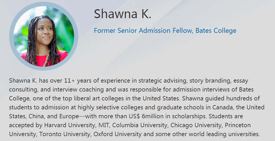 美国本科留学钱校友介绍